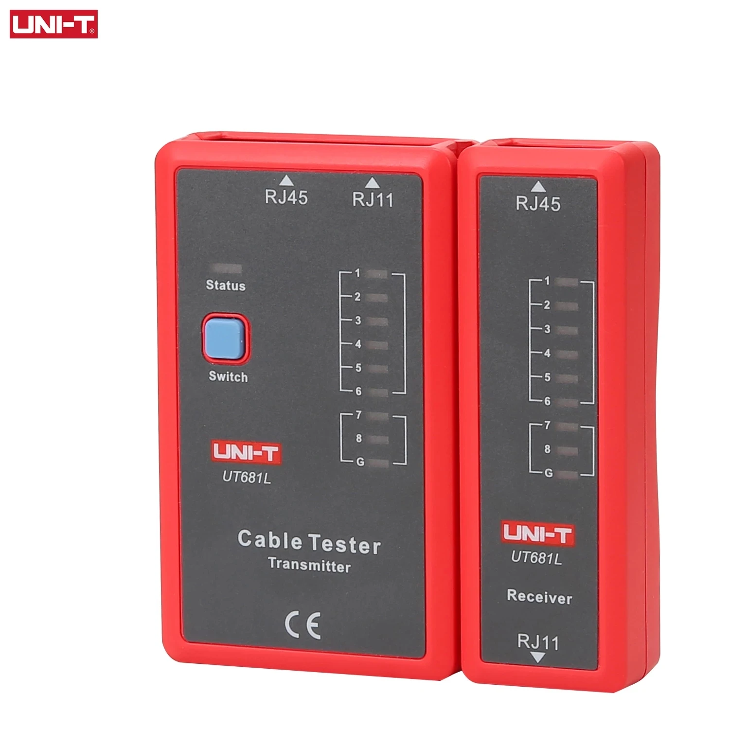 UNI-T UT681L cable tester dual use tester for network and telephone lines RJ45 network line, RJ11 telephone line to line functi