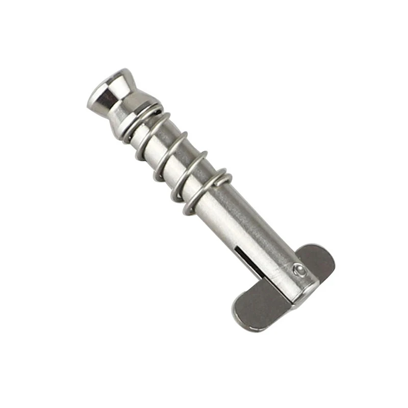 1pc Boat Bimini Top Quick Release Pin 1/4 inch 6mm with Drop Cam & Spring Marine Grade 316 Stainless Steel Boat Deck Hinge Pins