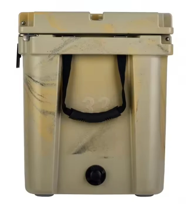 33QT صندوق تبريد الصدر قابل لإعادة الاستخدام كبير من البلاستيك Rotomolded الأسماك الجليد الغذاء صندوق معزول مخصص مع مقبض كاياك صندوق معزول #4