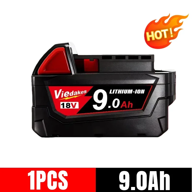100% originele Voor Milwaukee 18 V batterij 5AH/6AH/9AH hoge energie batterij, voor M18B5 48-11-2402 48-11-2411 48-11-2401 MIL-12A-LI ?