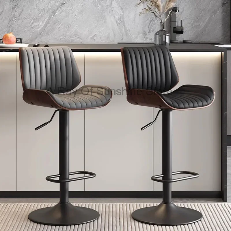 

Modern Swivel Kitchen Bar Chair Nordic Reception Gaming Saloon Adjustable Bar Stools High Patio Sgabello Cucina Home Furniture