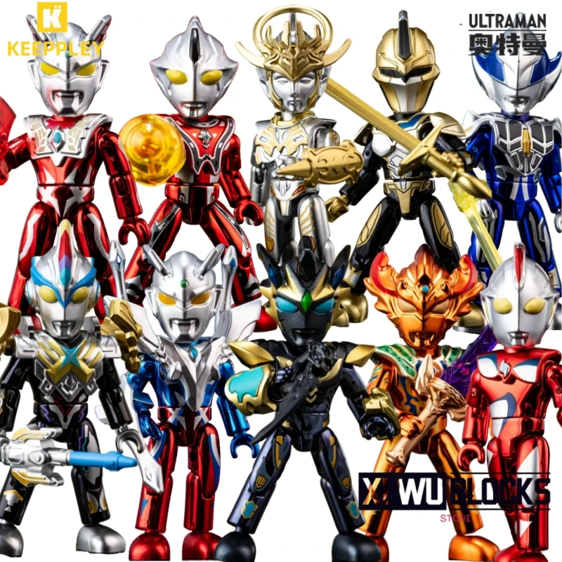 

Строительные блоки Keeppley GALAXY FIGHT V1 Dazzling Edition Vol.10 Ultraman Z Delta Rise Claw в сборе, подвижная модель, орнамент, подарок