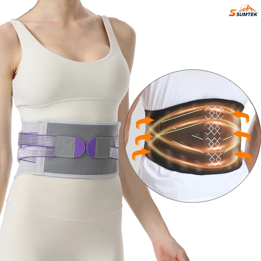 

Back Brace for Lower Back Relief,Lumbar Support Belt for Men & Women with Lumbar Pad,Ergonomic Design and Soft Breathable