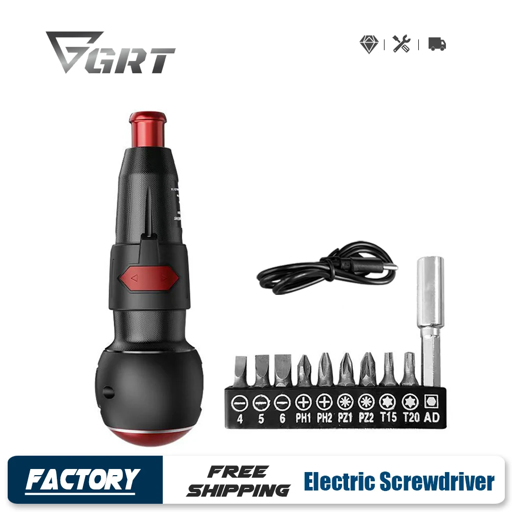 Mini Precision Screwdriver 3.6V USB Charging Super Torque Electric Drill Screwdriver Can Manually LED Light Electric Tool