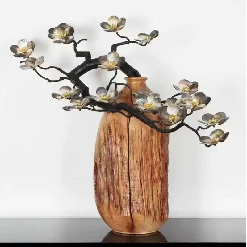 Large floor-to-ceiling ornaments Original design Natural shells Iron flowers Crafts