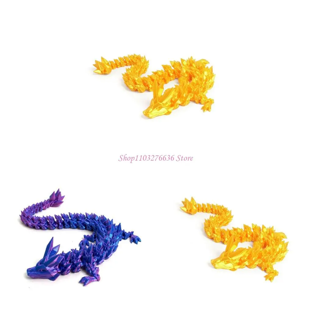 

R6FD 3D -печатная пластиковая фигура Dragon Figure Figure для детской комнаты Display игрушка