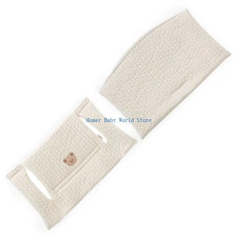 B2QD كرسي طعام للأطفال وسادة الأوساخ برهان انفصال كرسي مرتفع وسادة مقعد انفصال مسند الظهر وسادة للأطفال الرضع الصغار