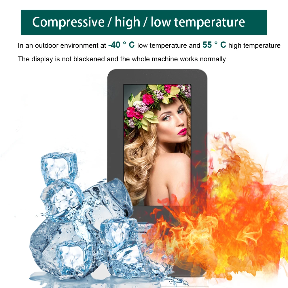 49 Inch Digital Signage IP65 Kiosk LCD Touch Screen Display Android Outdoor Advertising Player