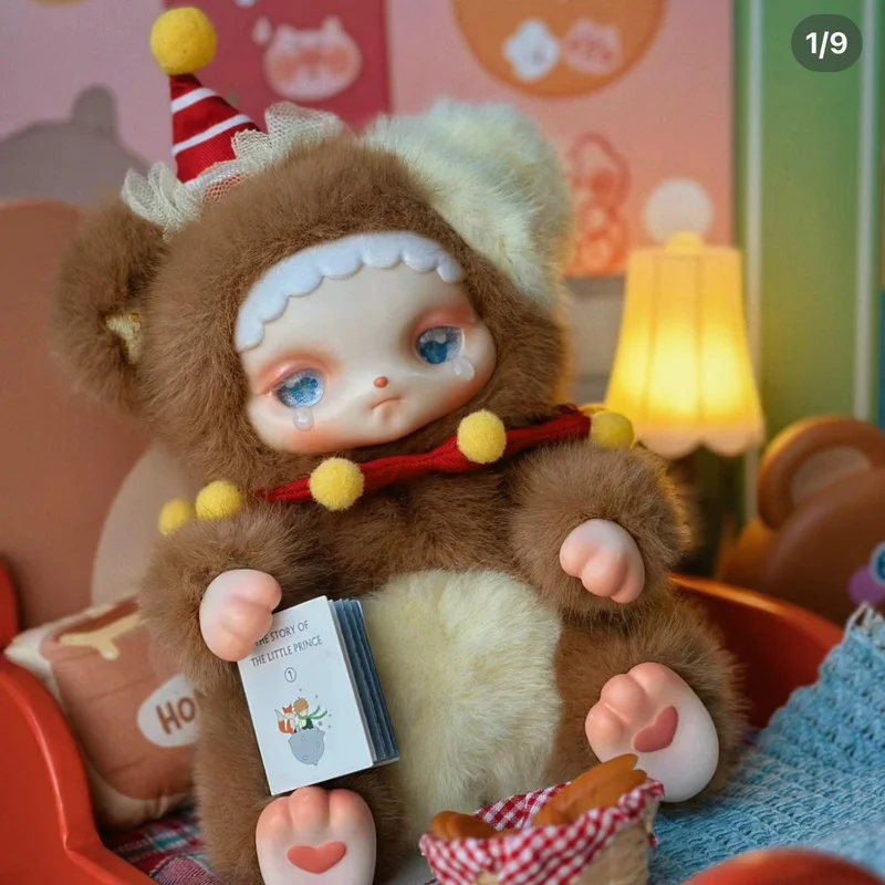 Meesiy Guardian elfシリーズぬいぐるみ,ミステリーボックス,PVCポリエステル素材,かわいいデスクオーナメントコレクション,子供向けギフト,18cm