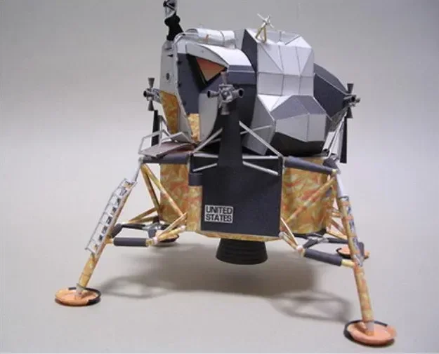

1/48 Apollo 11 Lunar Module Apollo Plan 14cm 3D Paper Model DIY Handmade Toy