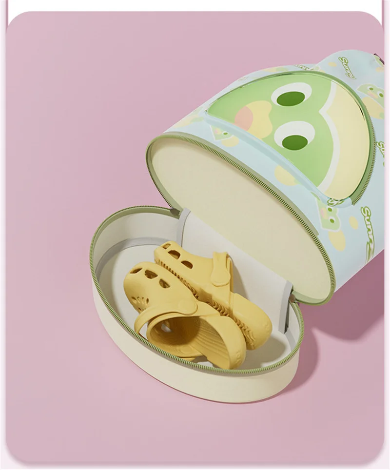 لطيف الكرتون الأطفال حقيبة سباحة فصل جاف رطب مع صندوق الأحذية على ظهره الرياضة السفر تخزين مقاوم للماء حقيبة الشاطئ للأطفال