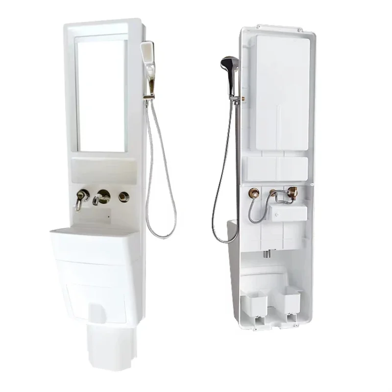 Factory Outlet Caravana Camper Pequeño apartamento, ahorro de espacio, ducha multifunción, lavabo, mueble de tocador de baño RV