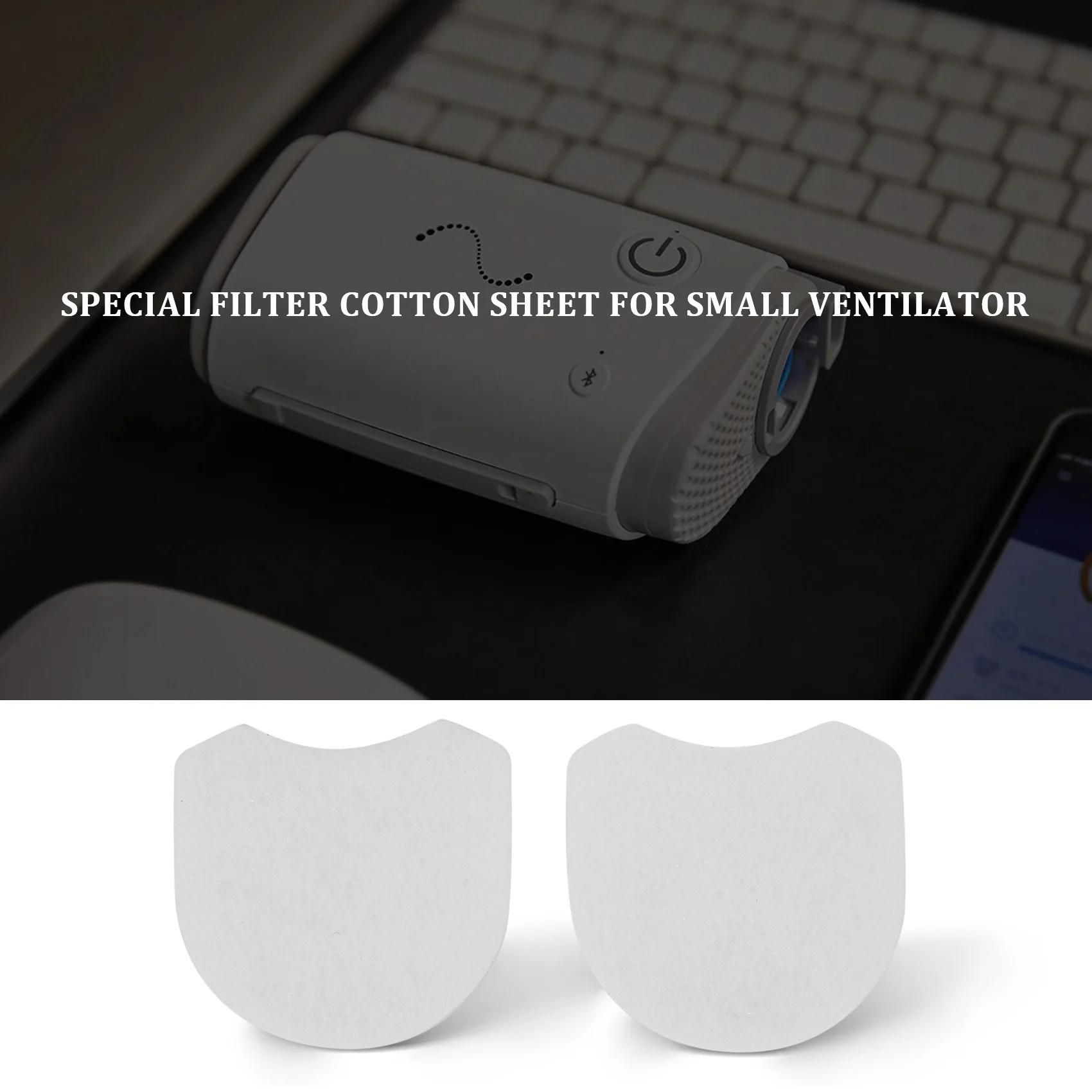 ¡Calidad! 20 piezas filtro CPAP-filtros de repuesto para dispositivos ResMed AirMini filtros CPAP desechables hipoalergénicos ultrafinos