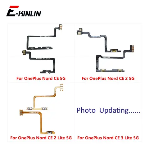 Accensione ON OFF interruttore muto chiave di controllo pulsante Volume cavo flessibile per OnePlus Nord CE 2 3 Lite 5G parti di ricambio