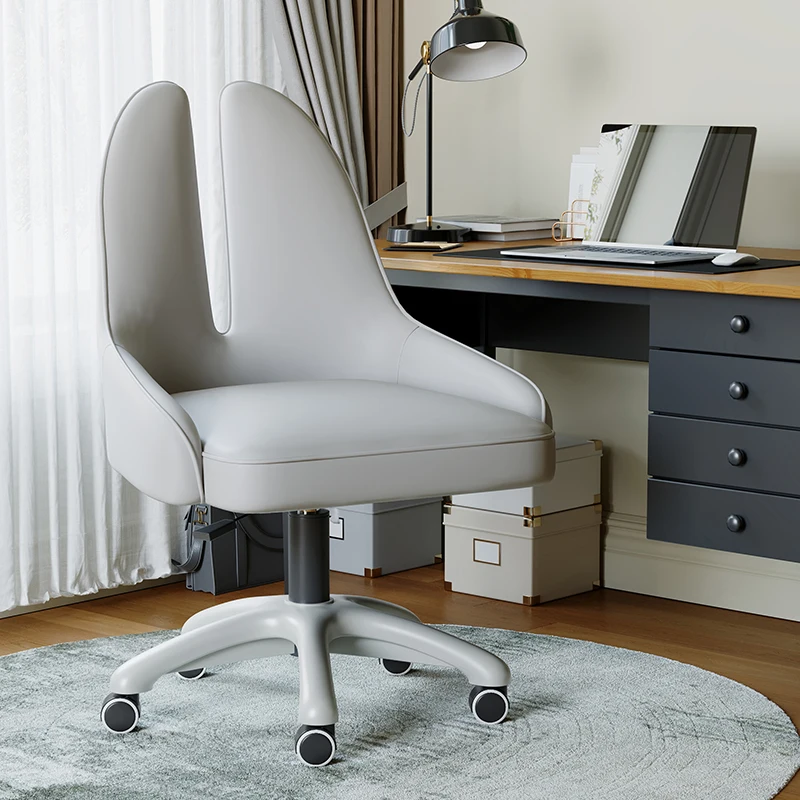 

Дизайнерский современный офисный стул на колесах, маленький скандинавский расслабляющий поворотный офисный стул, розовый, дешевая мебель для учебы Cadeira De Escritorio