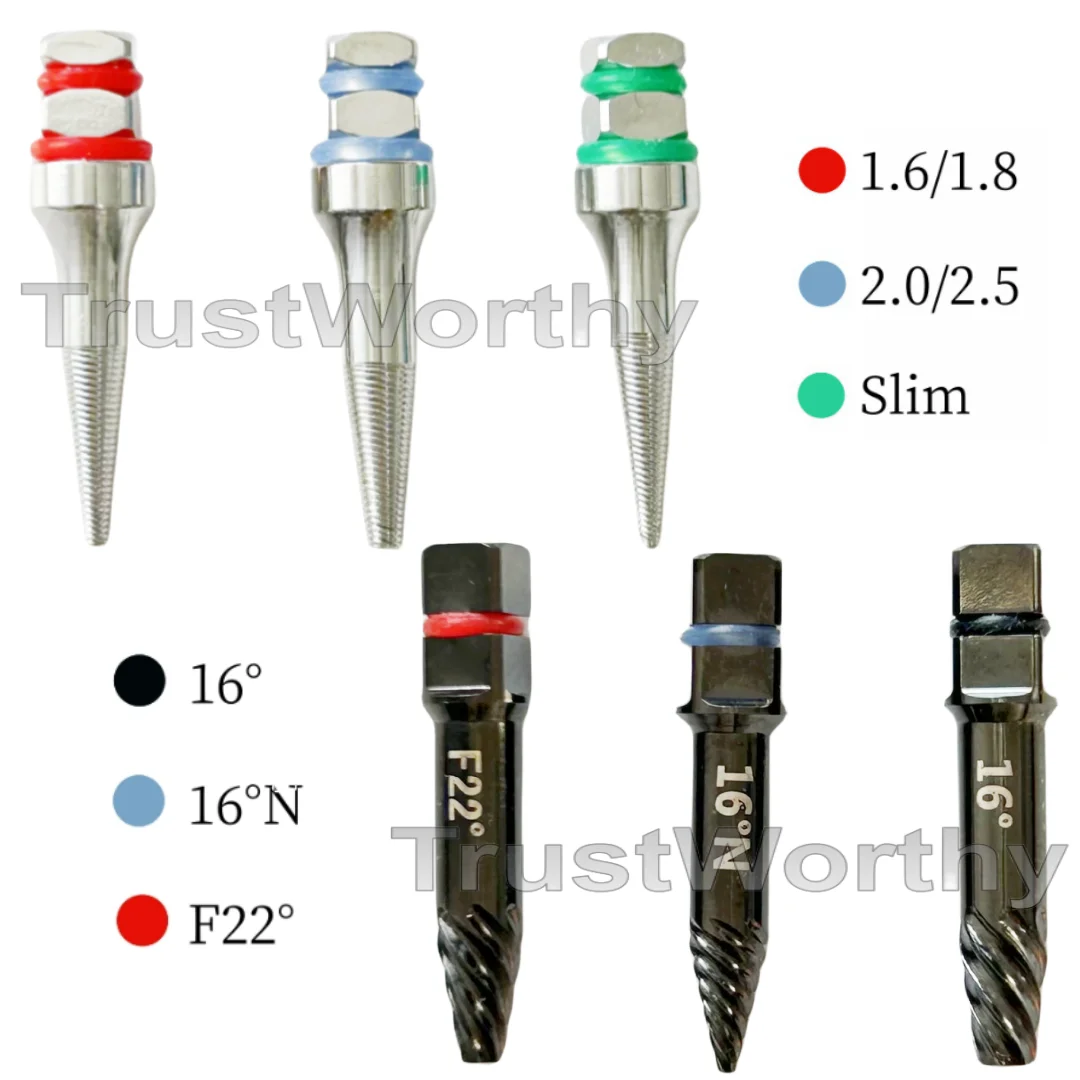 

3 Sizes Broken Fixture Remove Failed Screw Pick Up Extractor Remover Dental Spiral