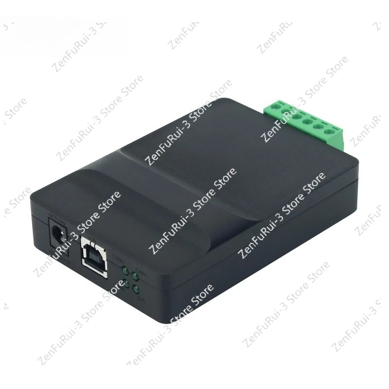 USBCAN-II C + USB إلى CAN Bus Analyzer CAN وحدة واجهة الحافلة المتوافقة مع بطاقة ZLG USBCAN-II2 CANOpen J1939