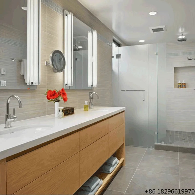 

Italian Smart Bathroom Vanity Set with Cabinet Mirror Wash Basin Toilet Sink for Hotel Bathroom