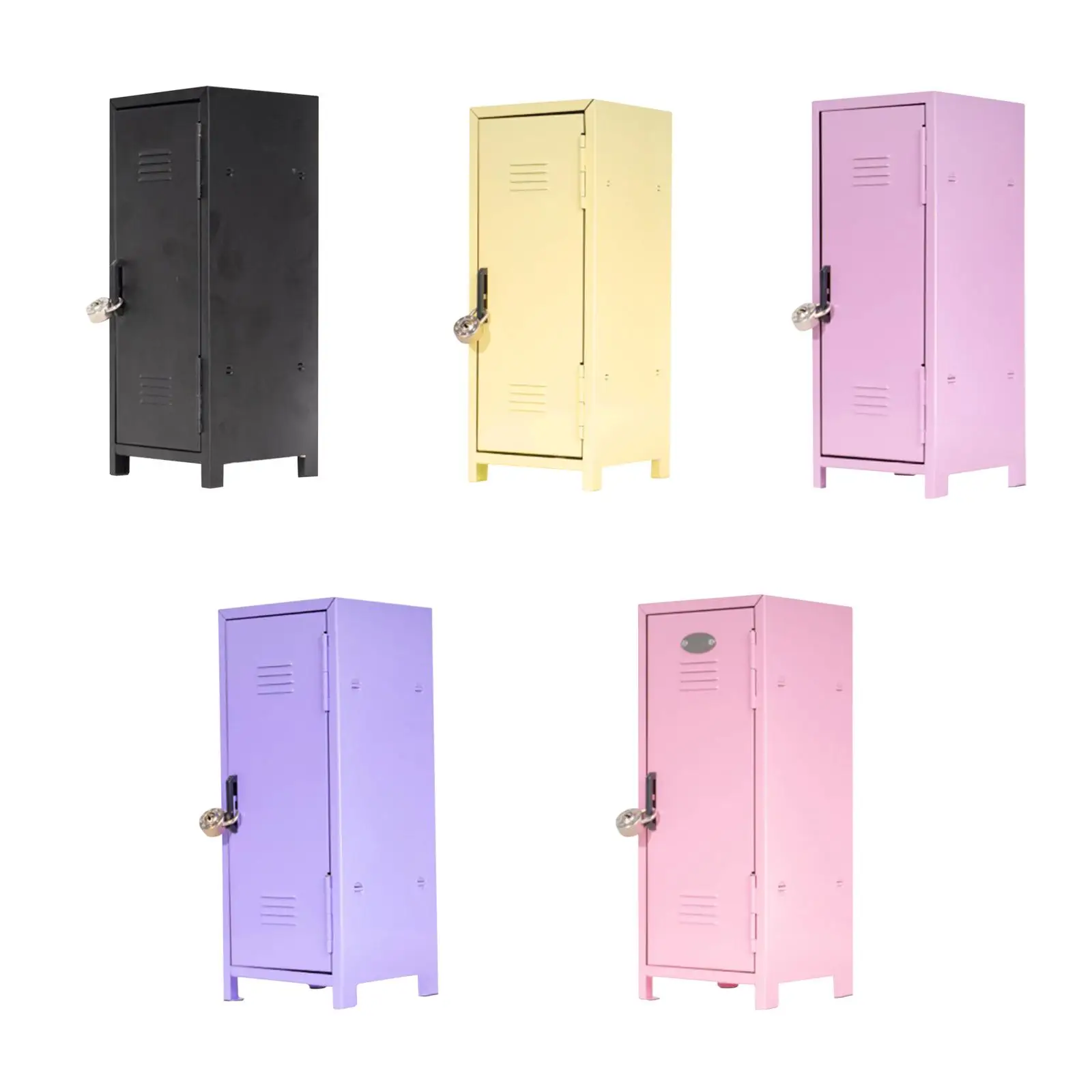 قفل حديد صغير مع قفل ومفتاح صندوق قفل لطيف للفتيات لألعاب مفاتيح المجوهرات #3