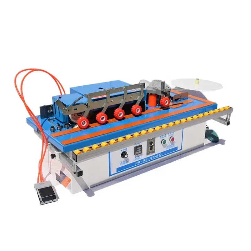 Portable Automatic Edge Banding Trimming Machine, Woodworking Panel Edge Bander Polisher