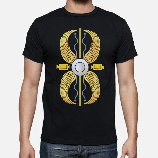 Roman Legion Shield  T-Shirt. Summer Cotton Short Sleeve O-Neck Mens T Shirt New S-3XL