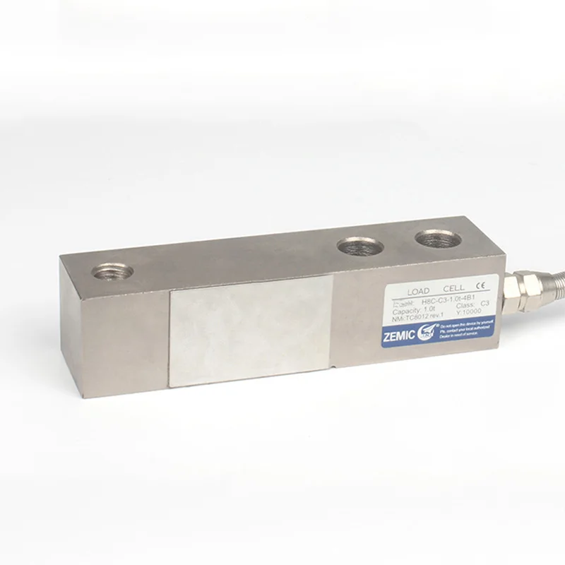 H8C C3 Shear Beam Weighing Sensor 1000kg Platform Scale 100KG 500KG 1 Ton 2 Tons 5 Tons Weight Sensor Amplifier Silo Load Cell