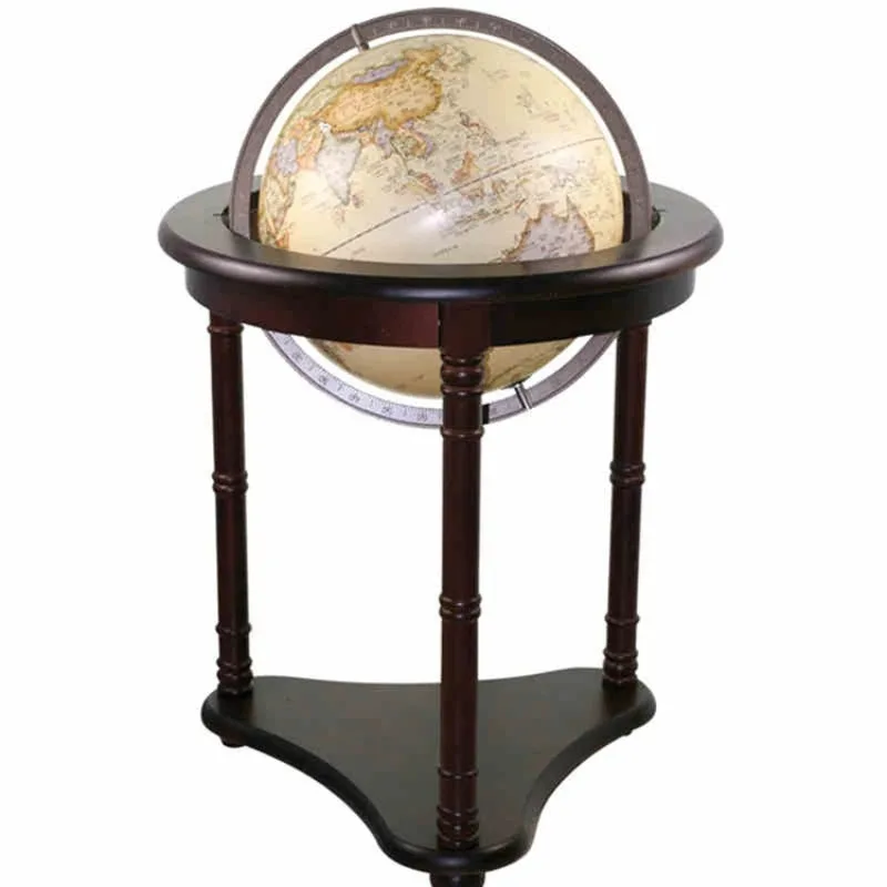 43cm World globe large universal 42cm retro floor home decoration office study high-end decoration