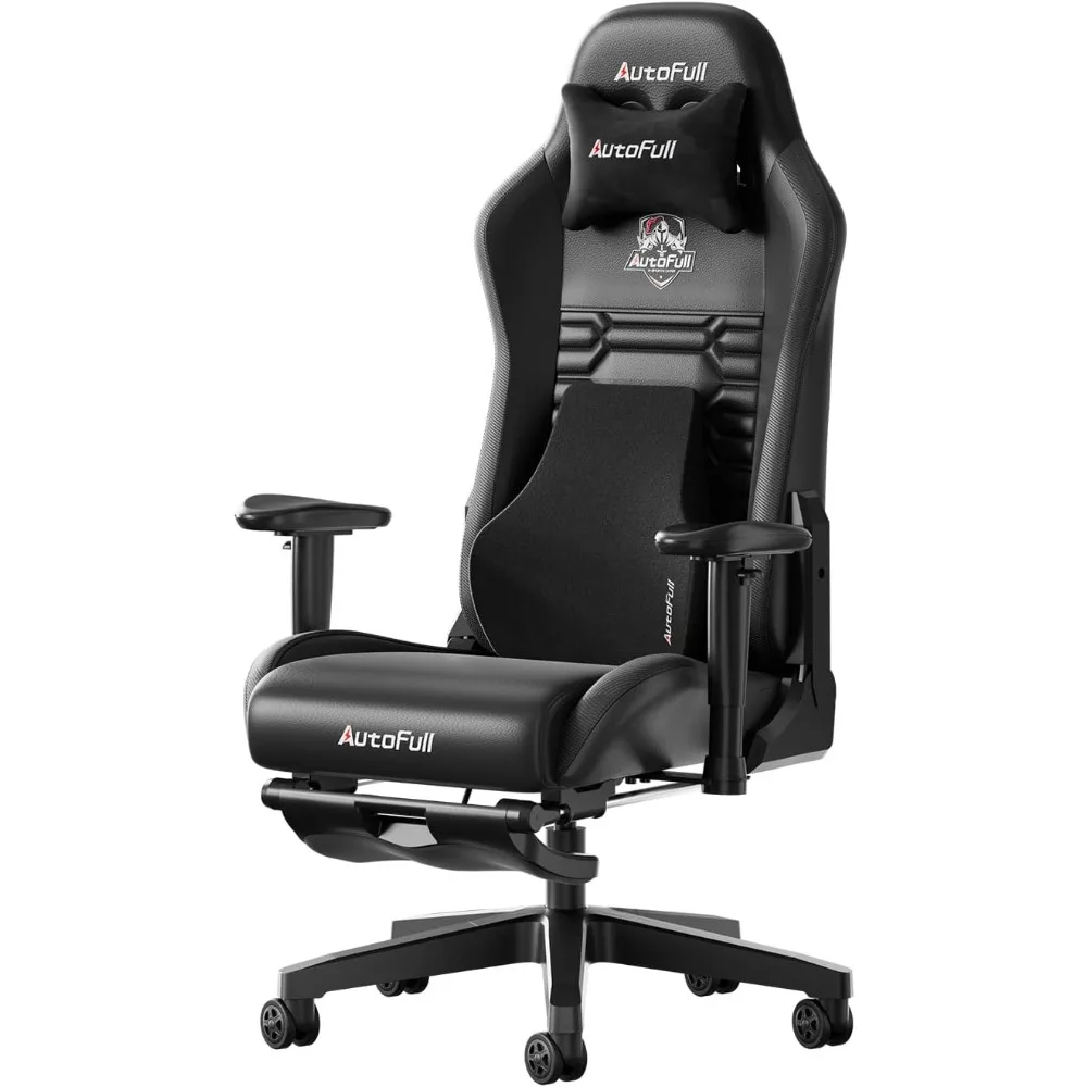 

AutoFull C3 Gaming Chair, Racing Style Gaming Chair with Ergonomic Lumbar Support,Adjustable High Back PU Leather PC Chair with