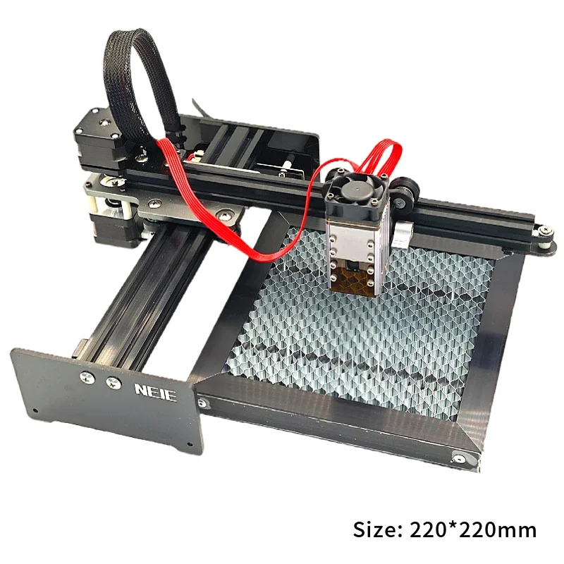 Painel protetor de mesa de gravação e corte a laser 220*220mm em favo de mel adequado para NEJE Master 2/2s, NEJE 3/5 e outros modelos