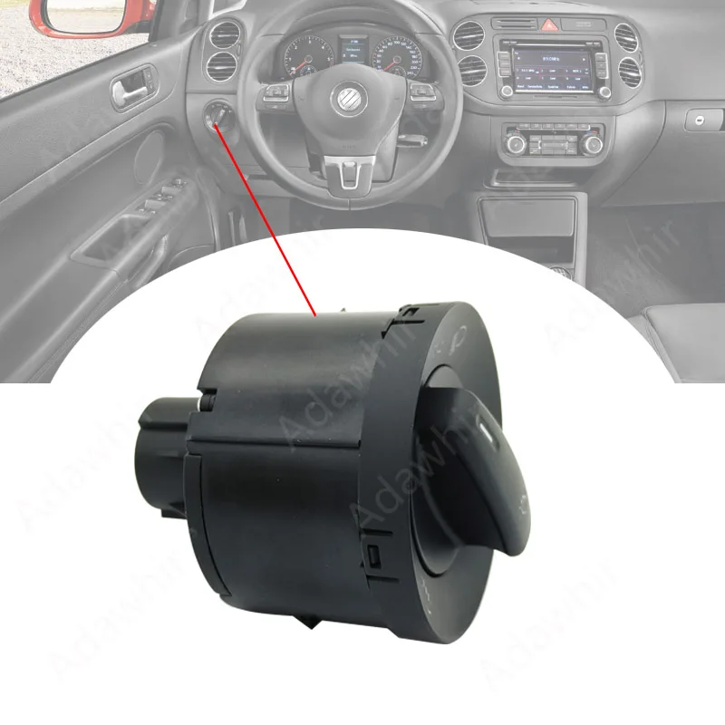 Headlight Switch Fog Lamp Switch For VW Caddy III Touran Jetta Golf V VI 5 6 Jetta Passat B6 CC Rabbit 1K0941431Q