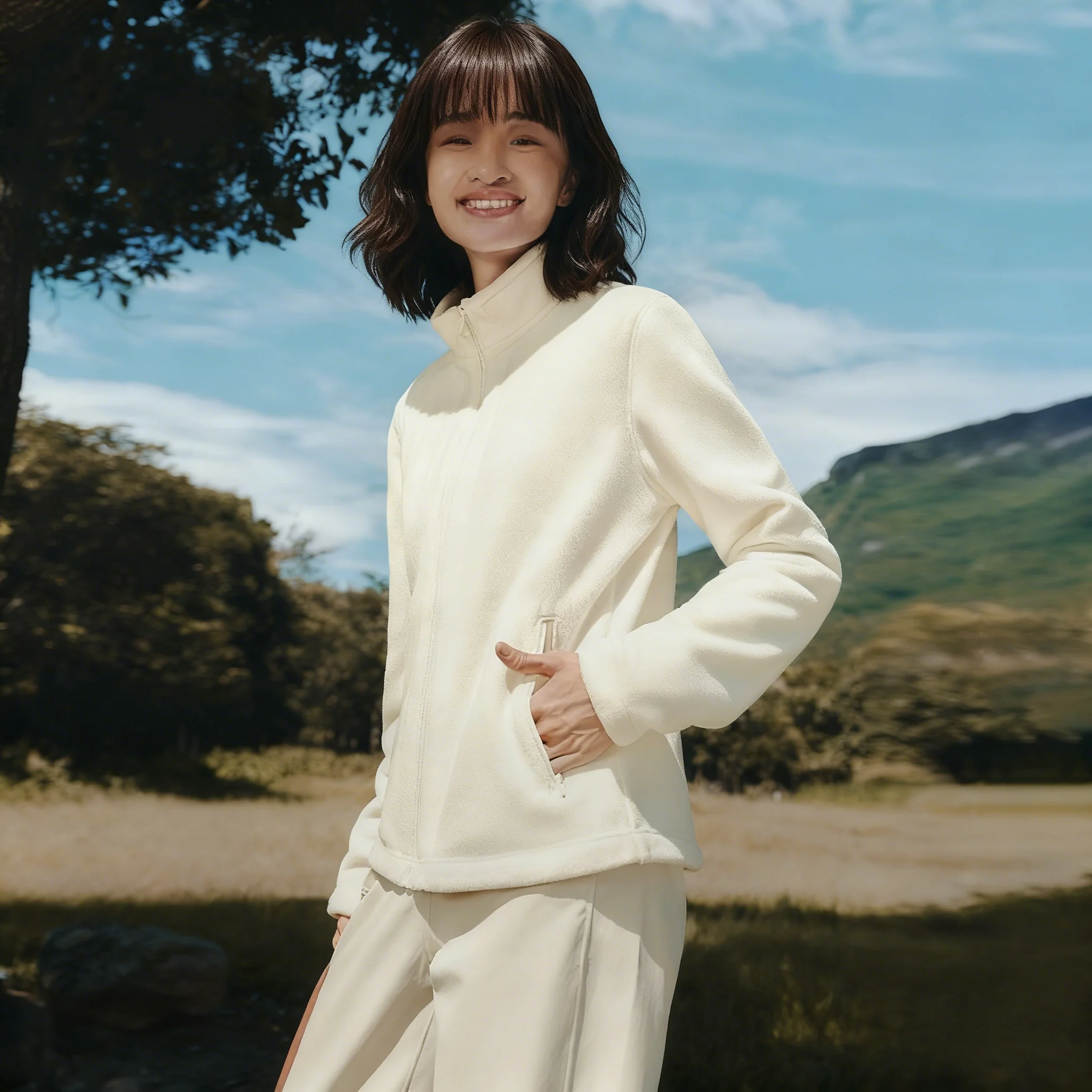 

Banana Le Slim Fit Fce Jaet ort Zipper Closure Warm Outerwear Women's Autumn Outerwear Polyester Fiber Regular Sve