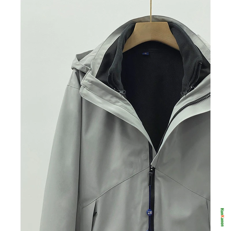 

Outdoor 3 - in - 1 Jacket: Versatile & Insulated, Unisex Design Windproof and Waterproof Camping Hiking, Warm Jacket