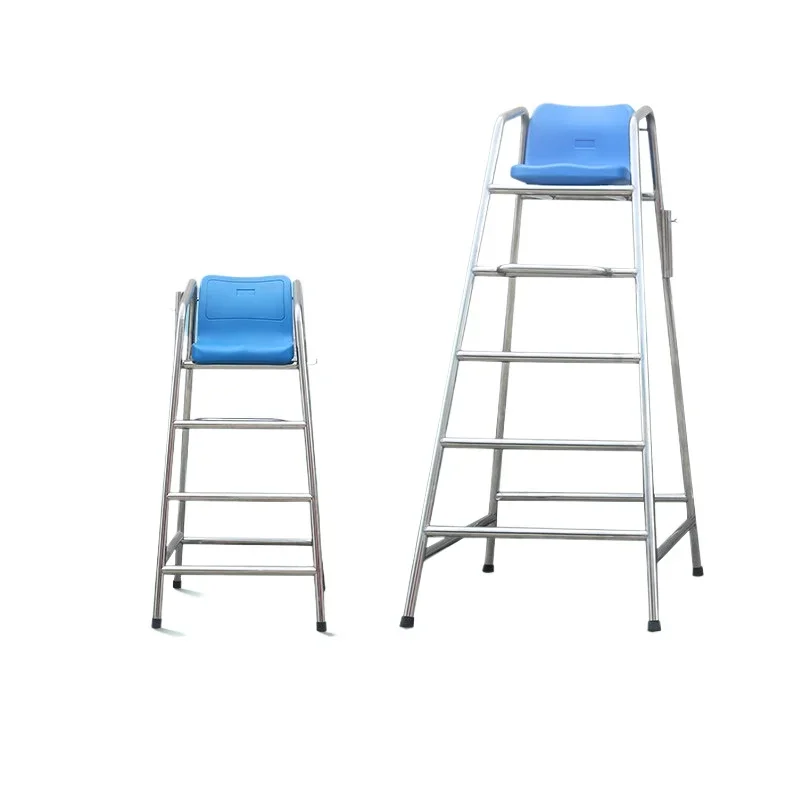 CX swimming pool life-saving chair stainless steel high-footed viewing chair referee rest chair