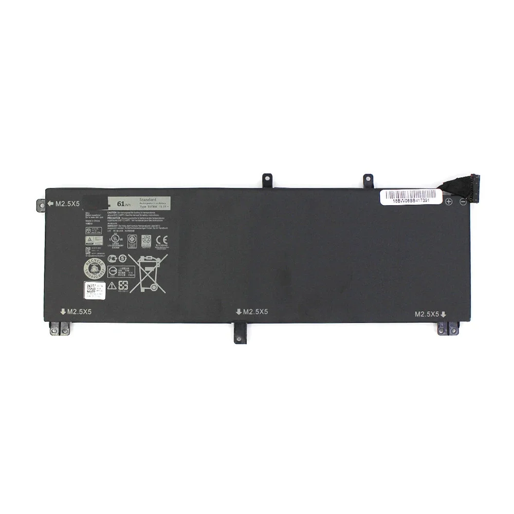 Imagem -04 - T0trm-laptop Bateria para Dell Dell Xps 15 9530 9535 Precisão M3800 H76mv 7d1wj Totrm Original Brand Novidades 11.1v 61wh