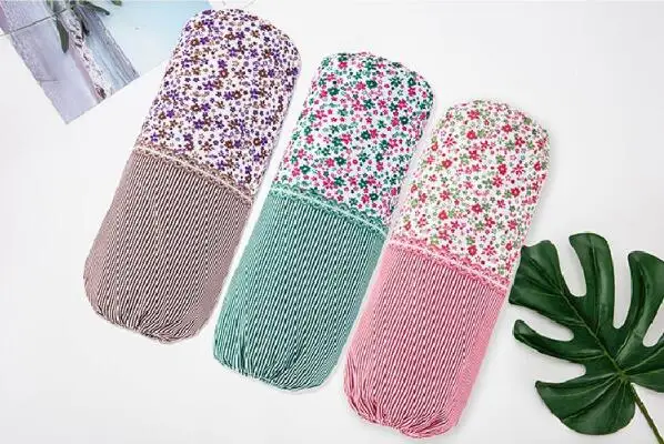 1Pair Kitchen Cooking Sleeve Polyester Thicken Antifouling Waterproof Flower Oversleeves Home Cleaning Accessories ND 014