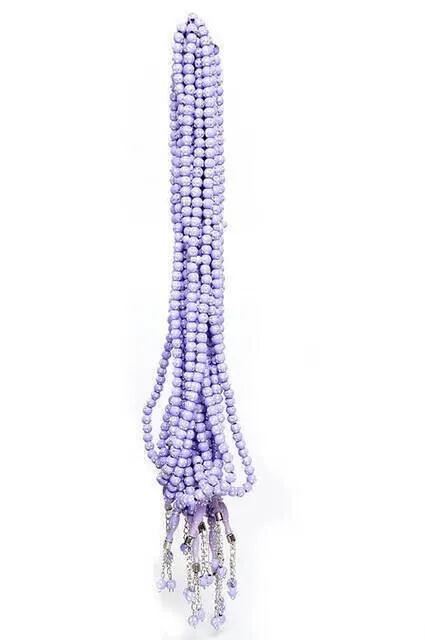 

IQRAH Purple Rosary With 99 Backing Pattern (Deck)