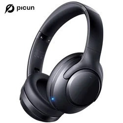 Picun F2 auriculares Bluetooth ANC cancelación de ruido micrófono HD llamadas ENC 25ms auriculares inalámbricos de baja latencia aplicación de sonido HIFI conexión Dual