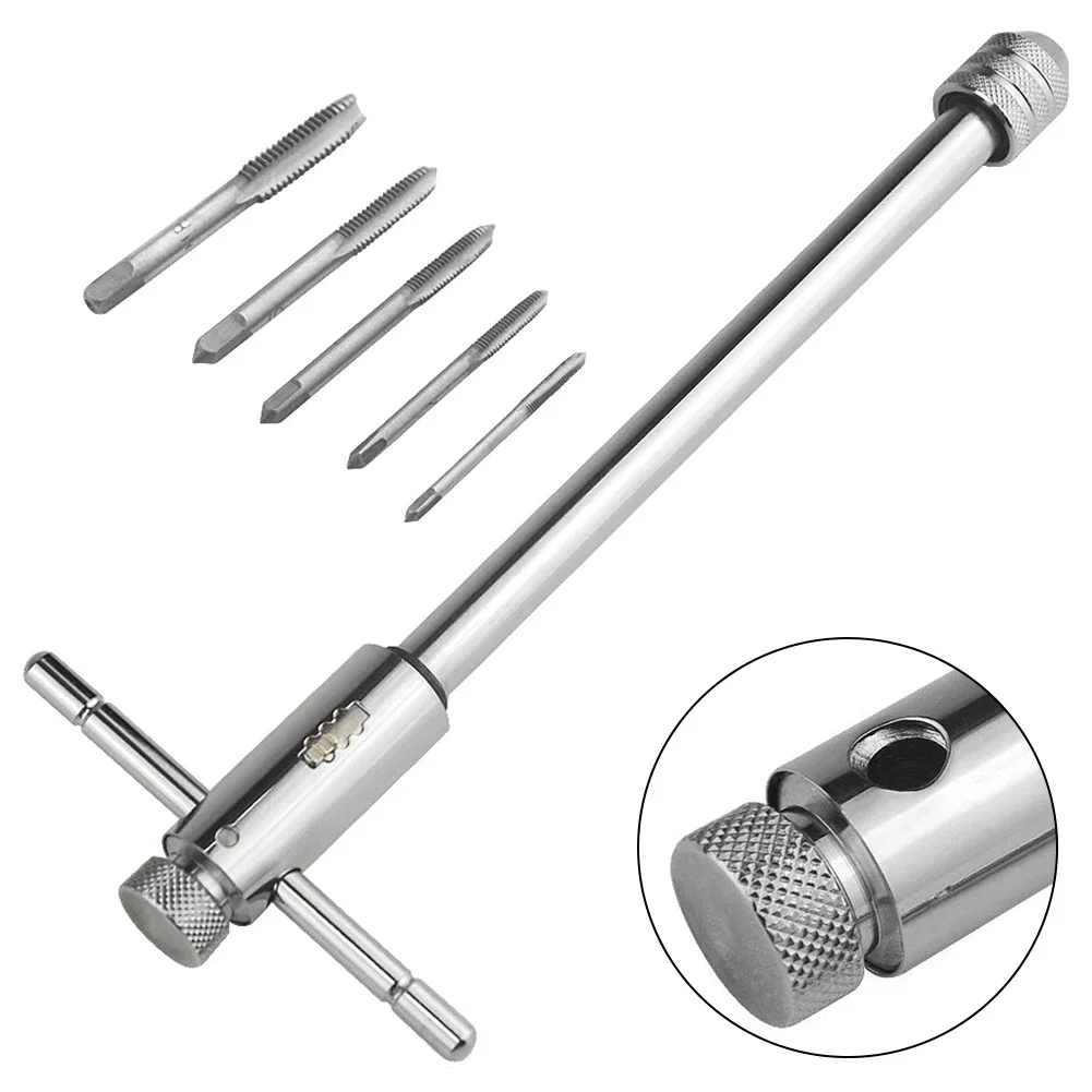 

Универсальные ручные инструменты для нарезания режущих винтов, метчики для регулируемого метчика M3-M8, компактное хранилище, эффективная работа