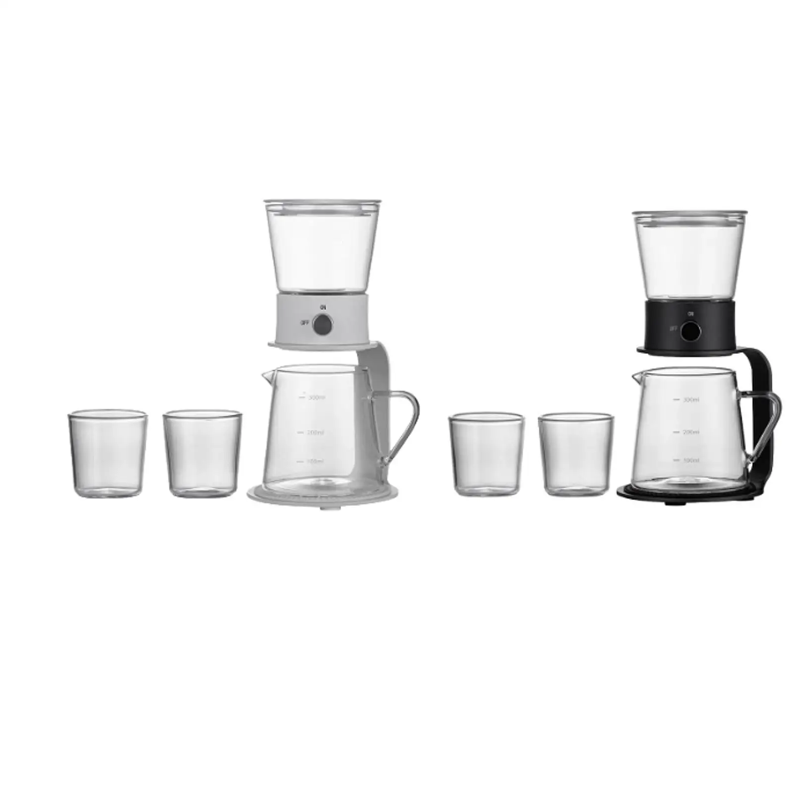 

Стеклянный чайник для капельного чая Kungfu Lazy Kungfu, полуавтоматический термостойкий стеклянный сервиз