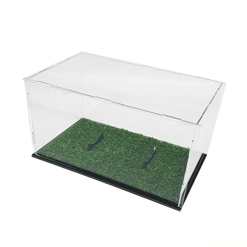 U2JB Display Box with Stand, Softball Basketball Box for Organization and Showcases