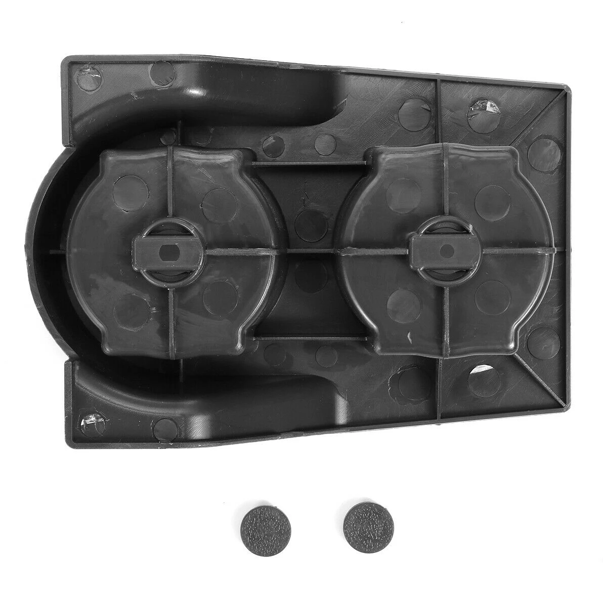 Unique Car Front Center Console Dual Water Cup Holder Insert Black For Nissan GQ Patrol Y60 1988-1997 4WD 4X4