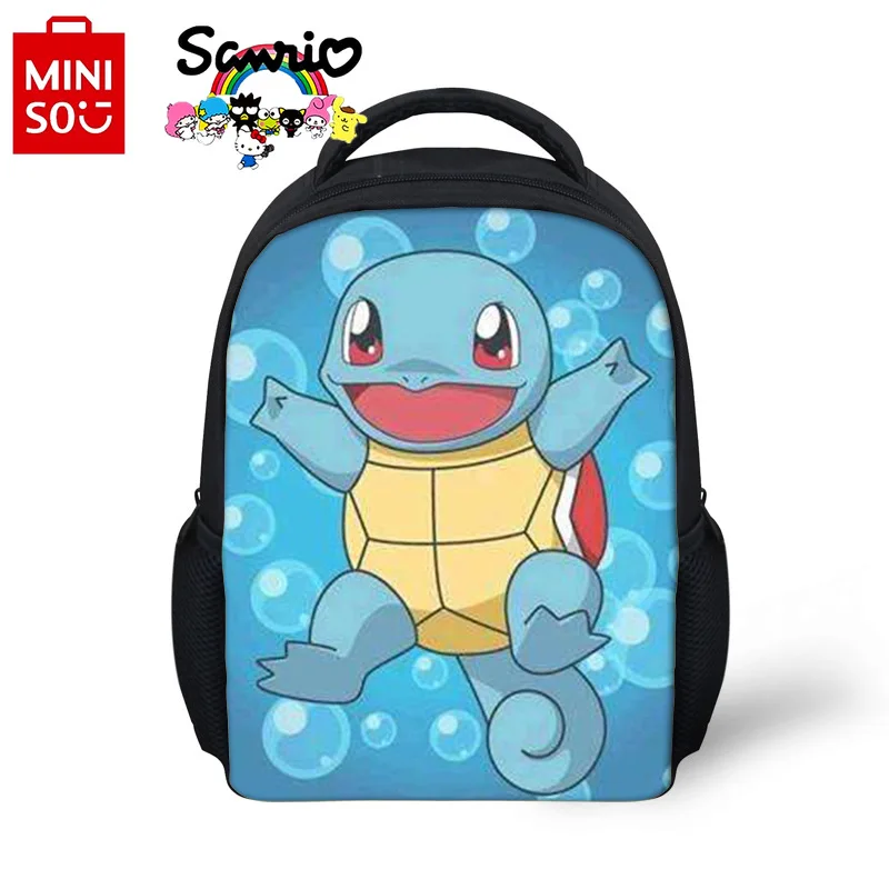 

Miniso Pikachu New Student Backpack Fashionable High Quality Boys' Backpack Cartoon Versatile Large Capacity Girls' Backpack