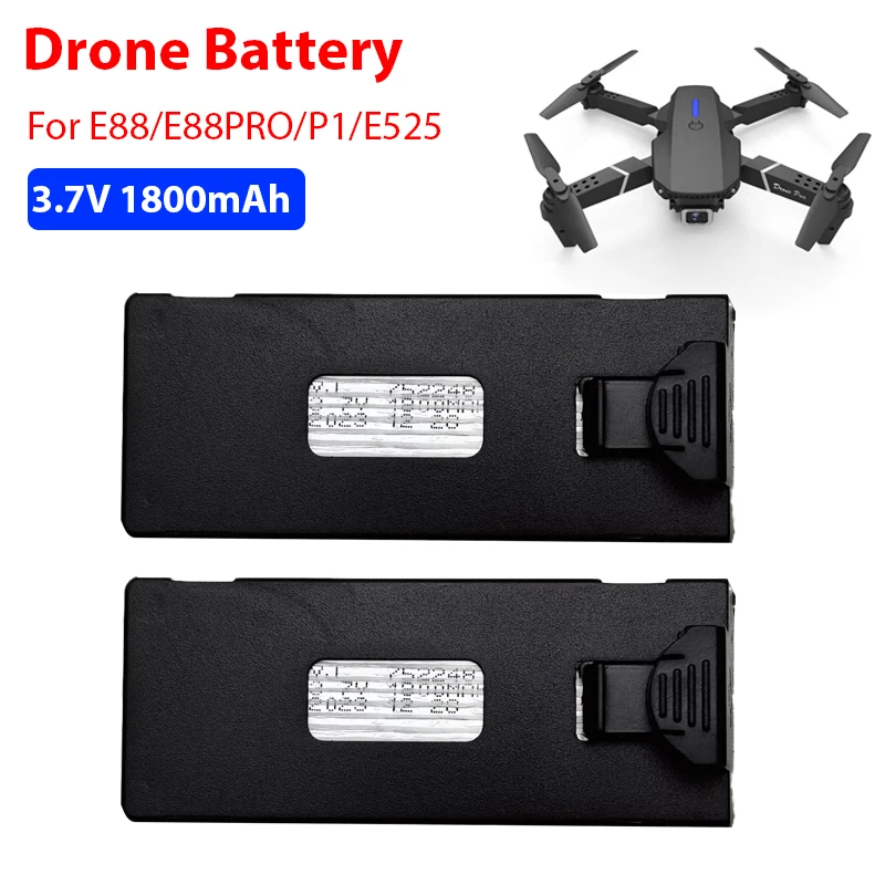

E88 Battery 3.7V 1800mAh RC Drone Battery For E88 E88PRO Ls-E525 E525 PRO P1 Mini Drone RC Quadcopter Spare Parts Batteries