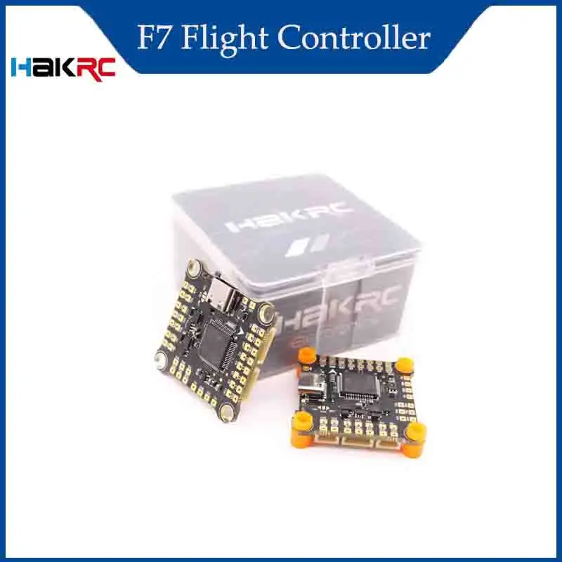 

HAKRC F722 V2 F7 Flight Controller 7230V2 3-6S Lipo Dual BEC ICM42688 Barometer Dual Gyroscope 30x30mm for FPV Racing Drone RC