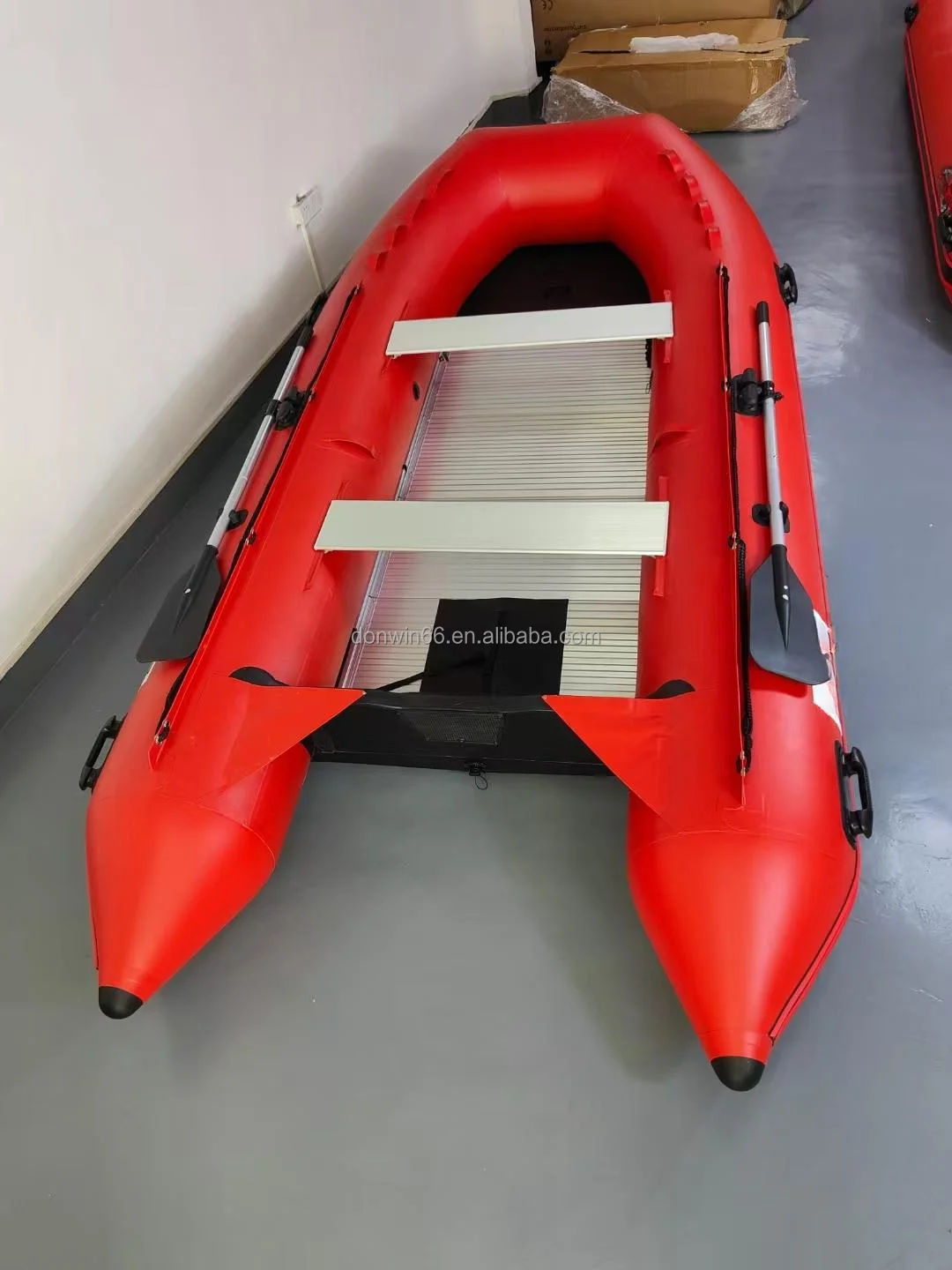 

Professional 2-6 Person Inflatable Rowing Boat with Air Deck Floor and Folding Stable PVC Rubber Kayak for Fishingpromote sales