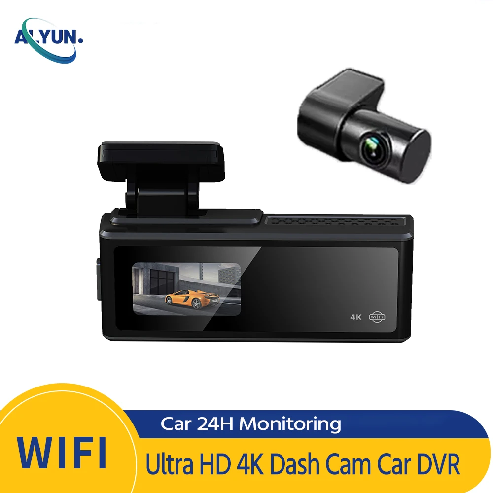 

New HD 4K Dashcam Car Camera front rear Night Vision Loop Recording 24H Parking Monitor Recorder Vehicle Accessories Hidden type