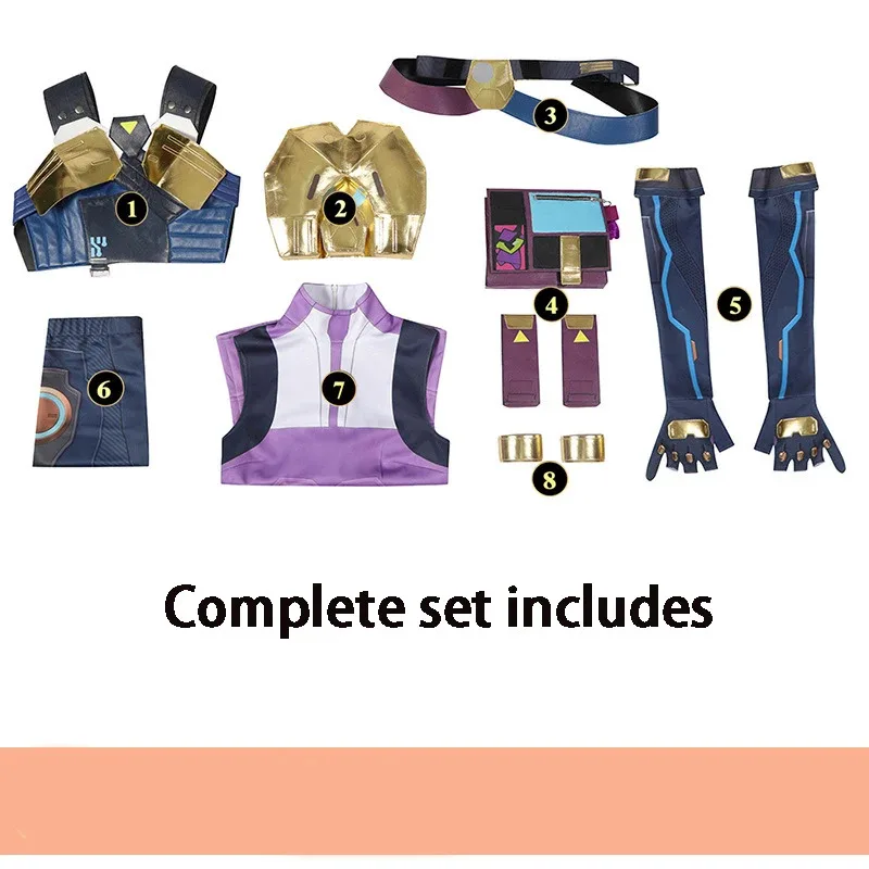 Gioco Valorant Duelist Neon Battle Cosplay Anime Donna Agente Parrucca Vestiti Vestito Collant Costume di Halloween jk;6