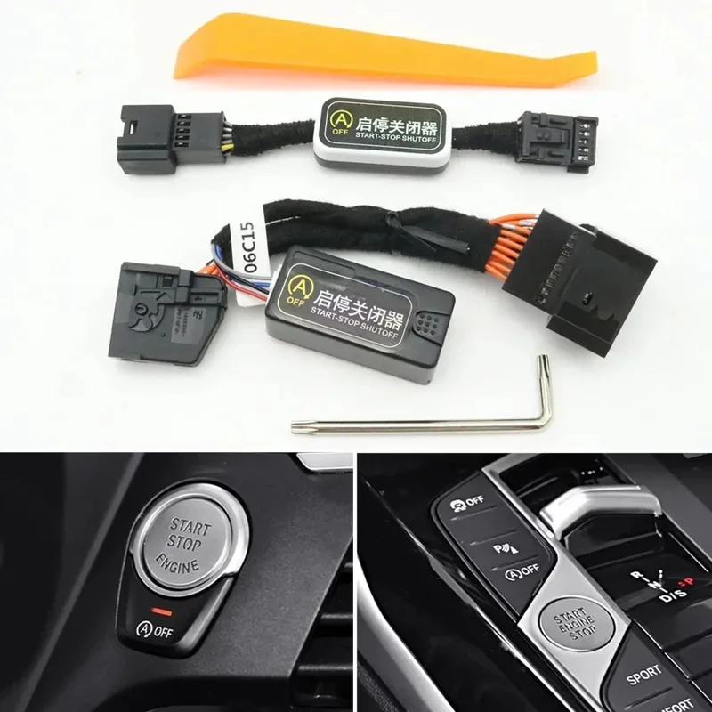 Auto Start Stop Disabler Cable Plug Fit for BMW 1/2/3/4/5/6/7/8 Series X1 X3 X5 X6 X7 2012-2024, Engine Idle Stop Canceller Acce