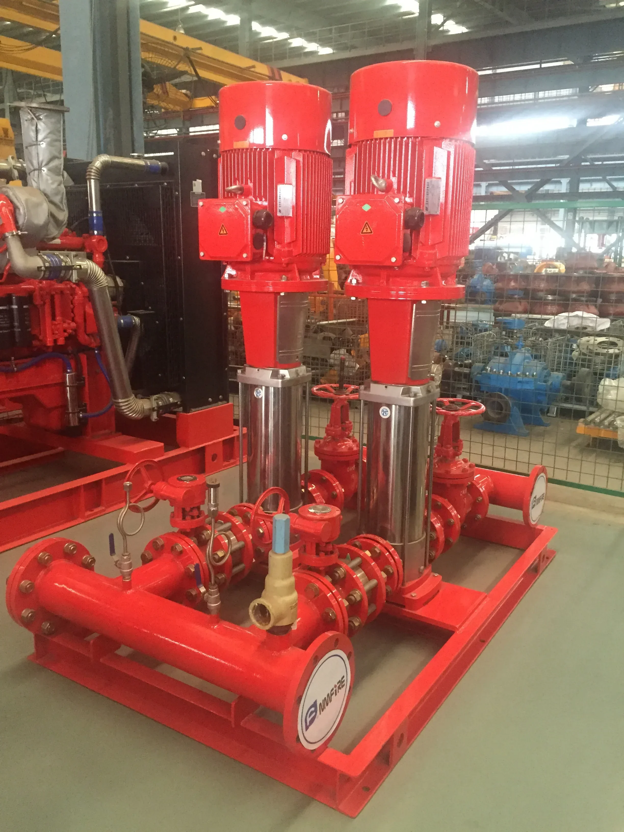 NFPA20 Standard CDL Vertical multistage centrifugal pump Jockey Pump 10 For Fire fighting