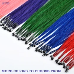 Estensioni dei capelli di colore 8D fusione umana reale naturale blu viola rosa grigio 613 colore 20 